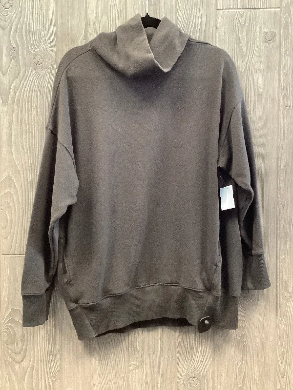 Top Long Sleeve By Aerie In Grey, Size: M