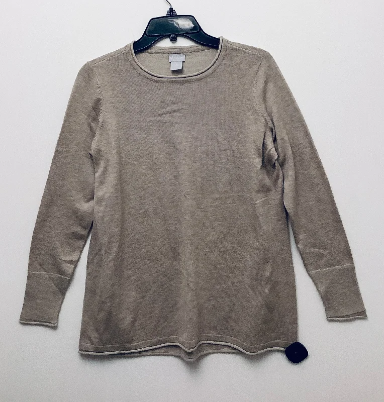 Top Long Sleeve By Chicos In Beige, Size: S