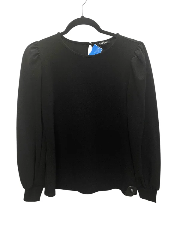 Top Long Sleeve By Express In Black, Size: M