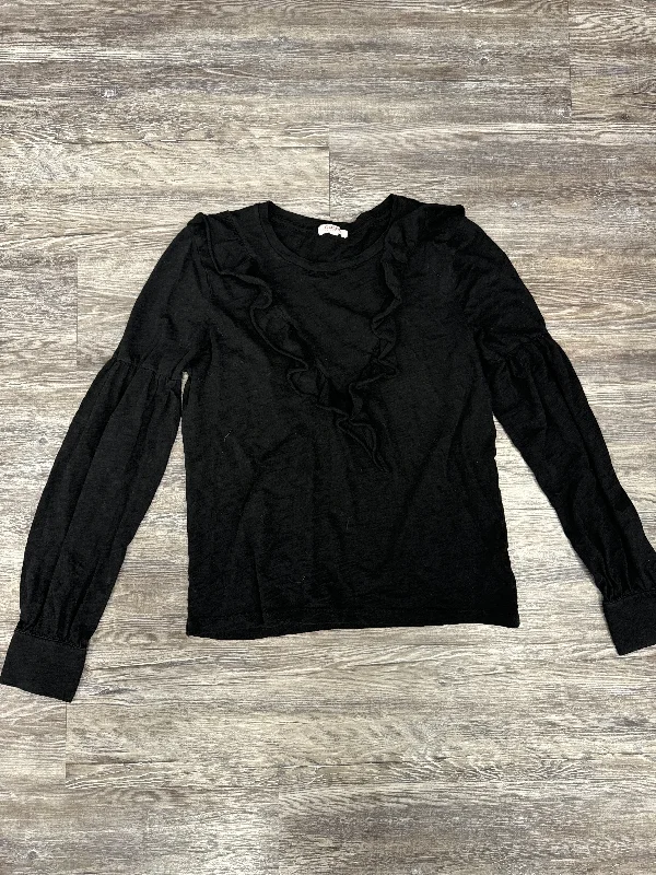 Top Long Sleeve By Goldie In Black, Size: M