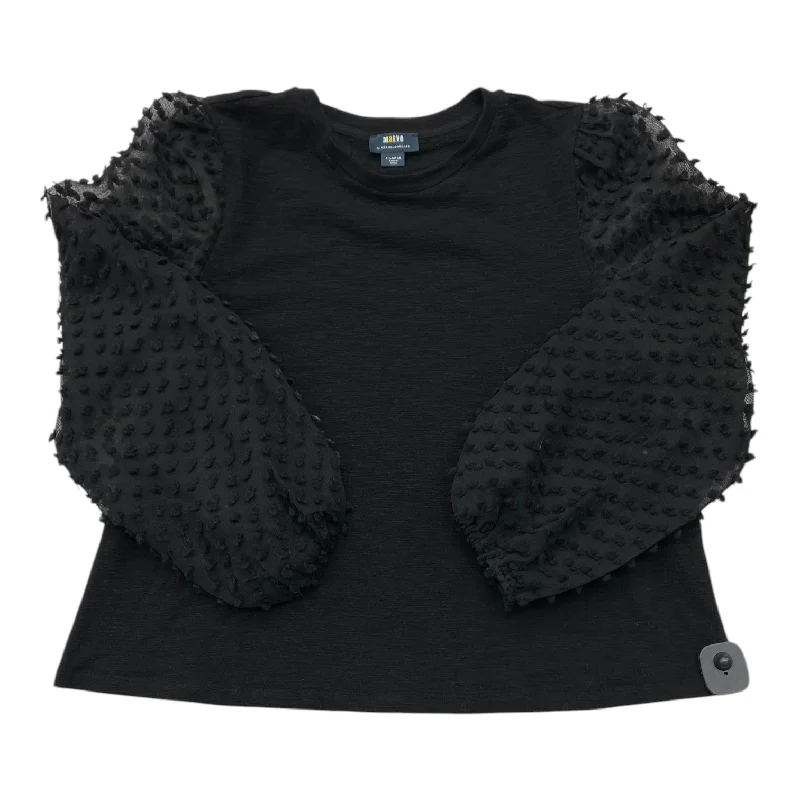 Top Long Sleeve By Maeve In Black, Size: Xl