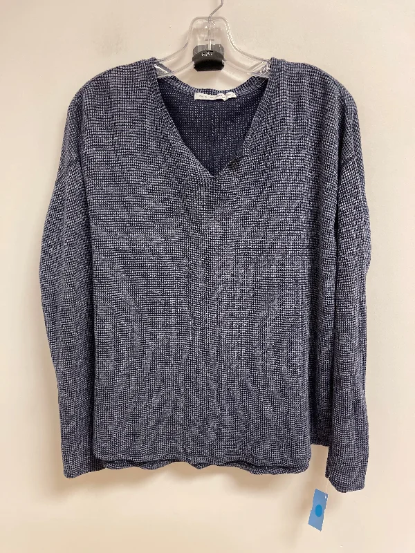 Top Long Sleeve By Rag & Bones Jeans In Navy, Size: S