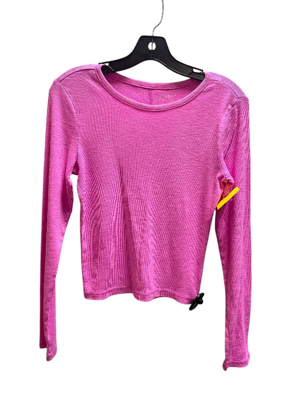 Top Long Sleeve By Universal Thread In Pink, Size: S