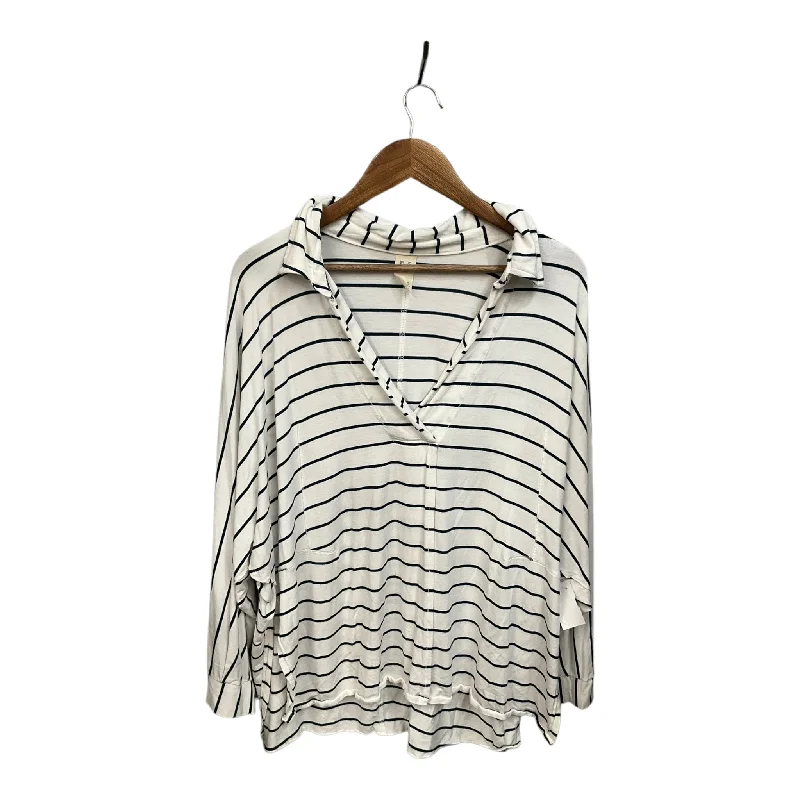 Top Long Sleeve By We The Free In Striped Pattern, Size: Xl