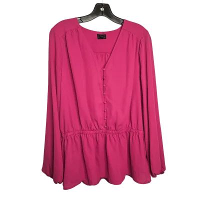 Top Long Sleeve By Worthington  Size: L