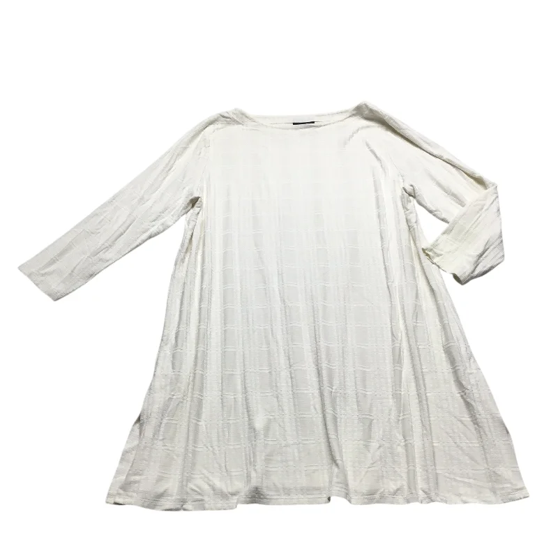 Tunic Long Sleeve By J. Jill In Cream, Size: M