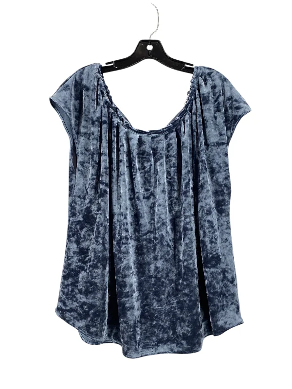 Top Short Sleeve Basic By Lc Lauren Conrad In Grey, Size: Xxl