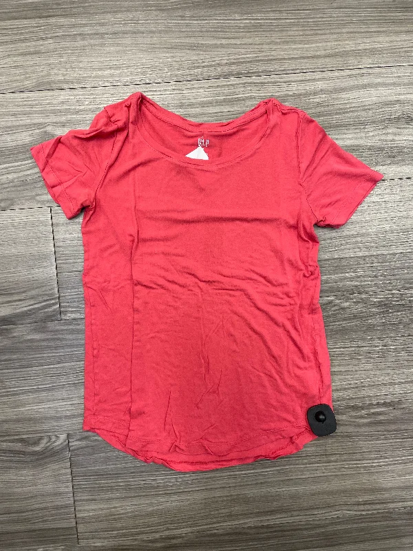 Top Short Sleeve By Gap In Red, Size: Xs