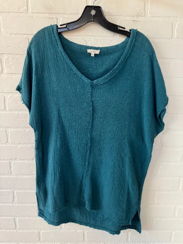 Top Short Sleeve By La Miel In Blue, Size: S