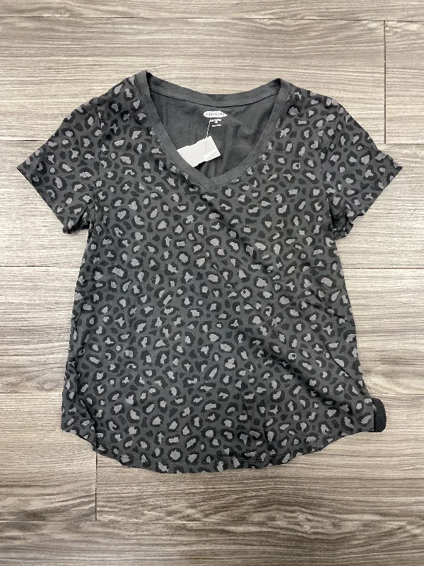 Top Short Sleeve By Old Navy In Animal Print, Size: Xs