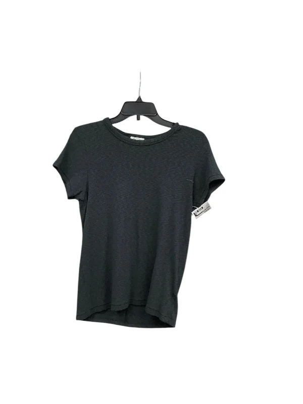 Top Short Sleeve By Rag And Bone In Black, Size: L