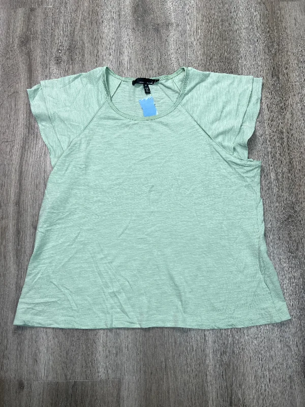 Top Short Sleeve By White House Black Market In Green, Size: Xl