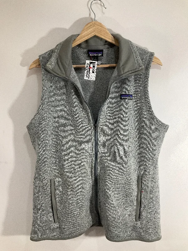 Vest Fleece By Patagonia In Grey, Size: L