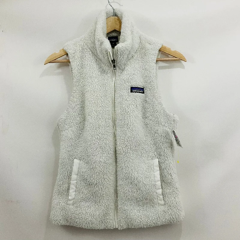 Vest Fleece By Patagonia In White, Size: Xs