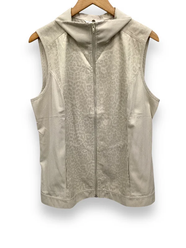 Vest Other By Christopher And Banks In Tan, Size: L