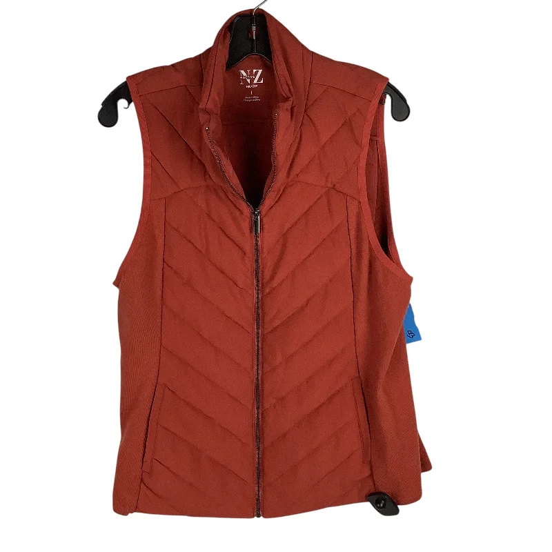 Vest Other By Clothes Mentor In Orange, Size: L