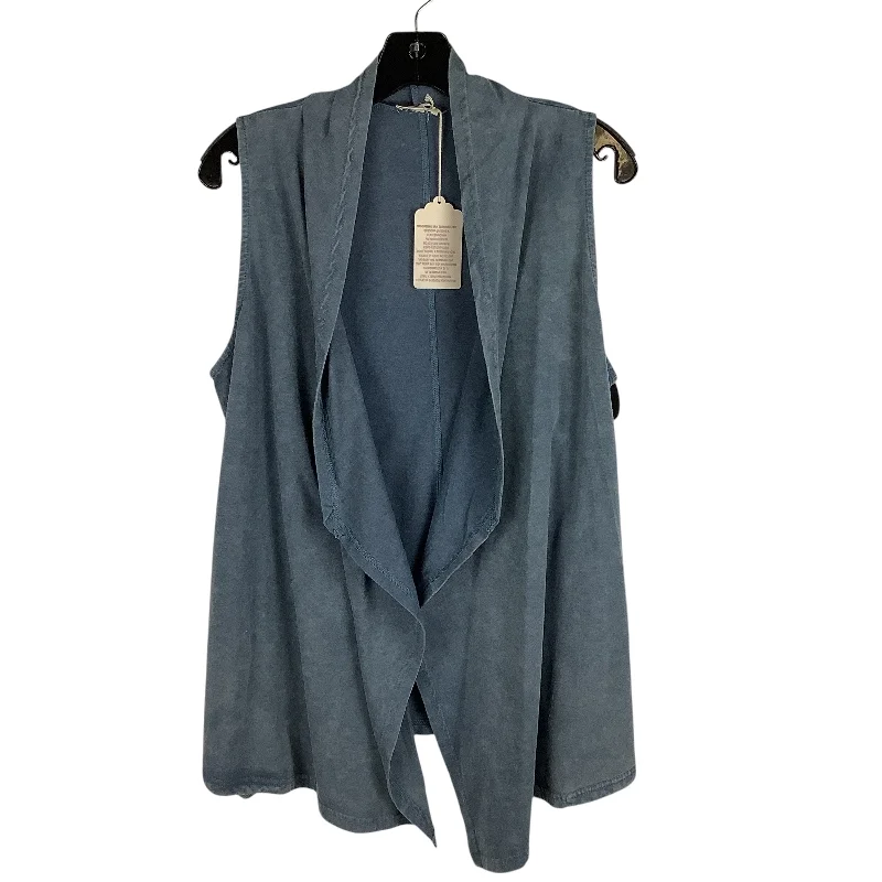 Vest Other By Hem & Thread In Blue, Size: M