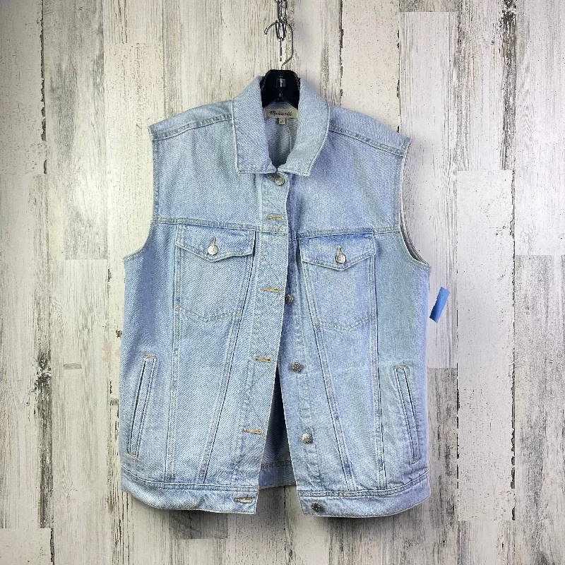 Vest Other By Madewell In Blue Denim, Size: M