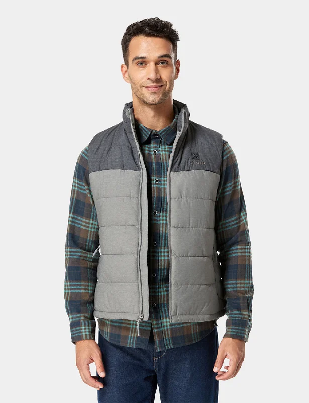 Men's Classic Heated Vest - Flecking Gray