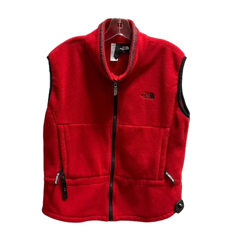 Vest Fleece By The North Face In Red, Size: L