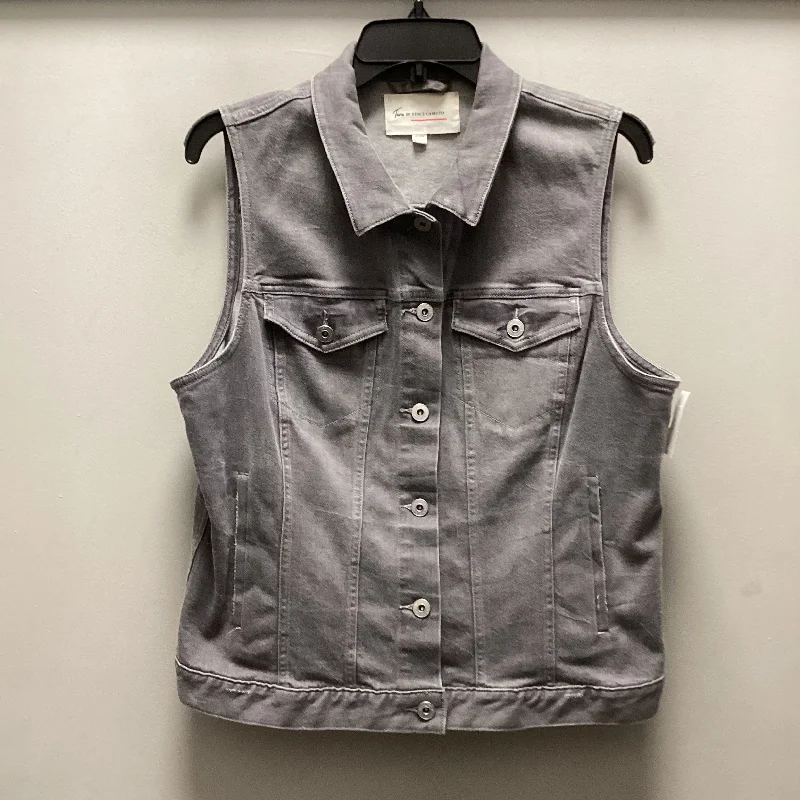 Vest Other By Two By Vince Camuto In Grey, Size: L