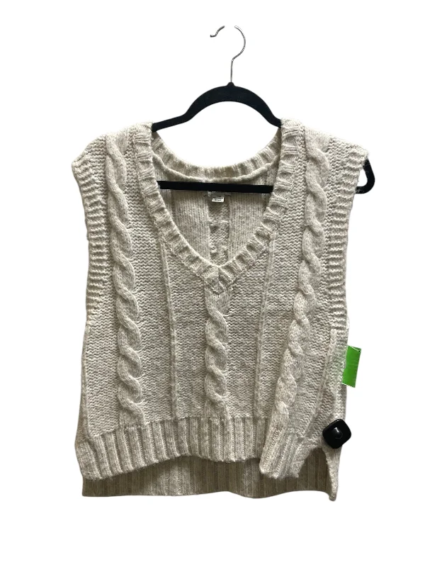 Vest Sweater By American Eagle In Grey, Size: S