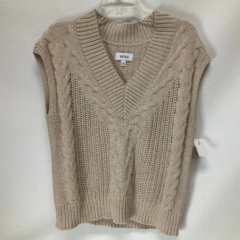 Vest Sweater By Pistola In Cream, Size: M