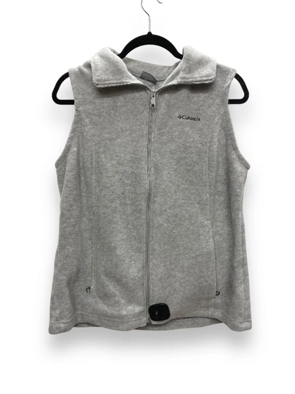 Vest Fleece By Columbia In Grey, Size: L