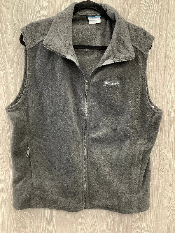 Vest Fleece By Columbia In Grey, Size: L