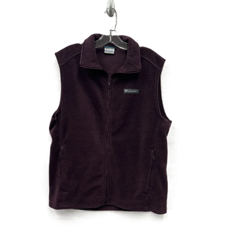 Vest Fleece By Columbia In Purple, Size: M