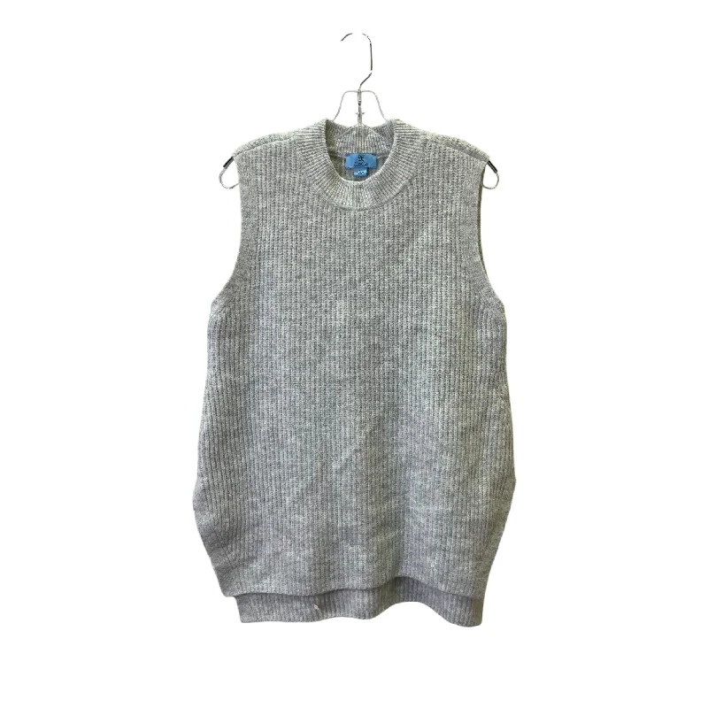 Vest Sweater By Cece In Grey, Size:S