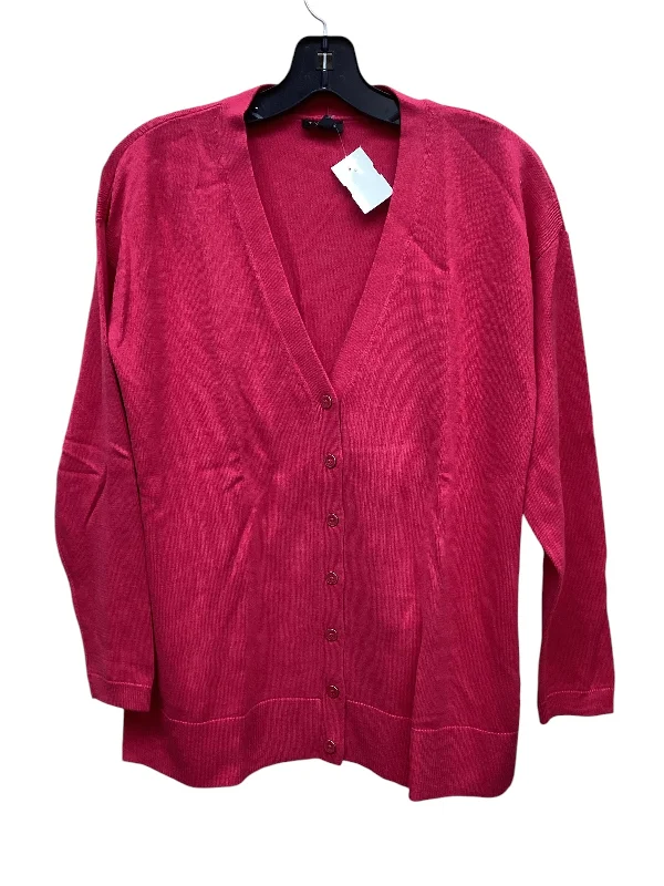 Cardigan By Talbots In Pink, Size: M