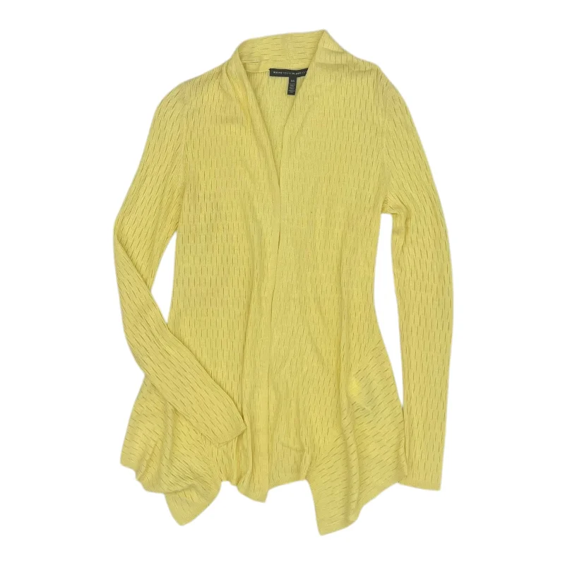 Cardigan By White House Black Market In Yellow, Size:Xs