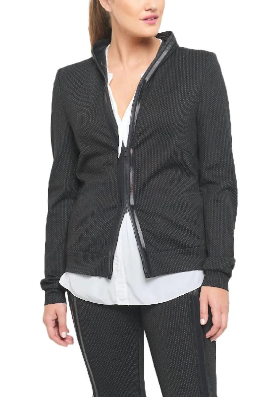 Colon Zip Jacket In Black