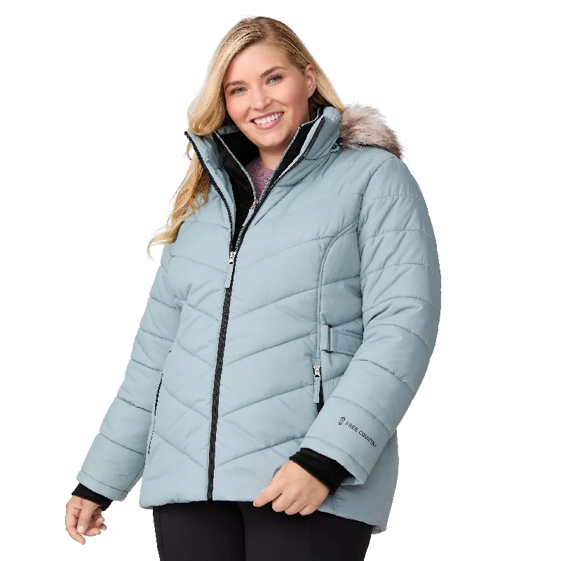 Free Country Women's Plus Size Unstoppable II Poly Air Touch Jacket