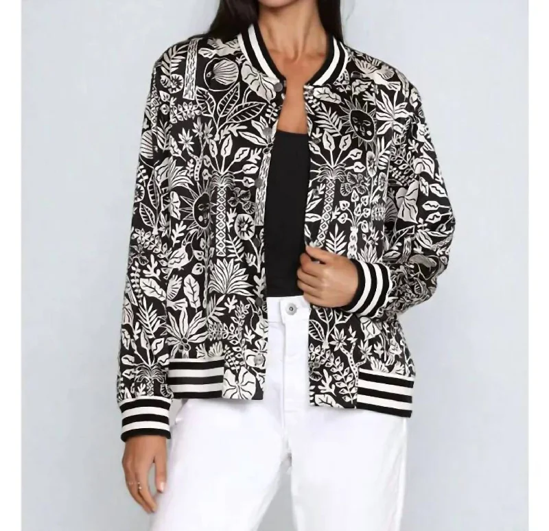 Luciana Jacket In Black Multi