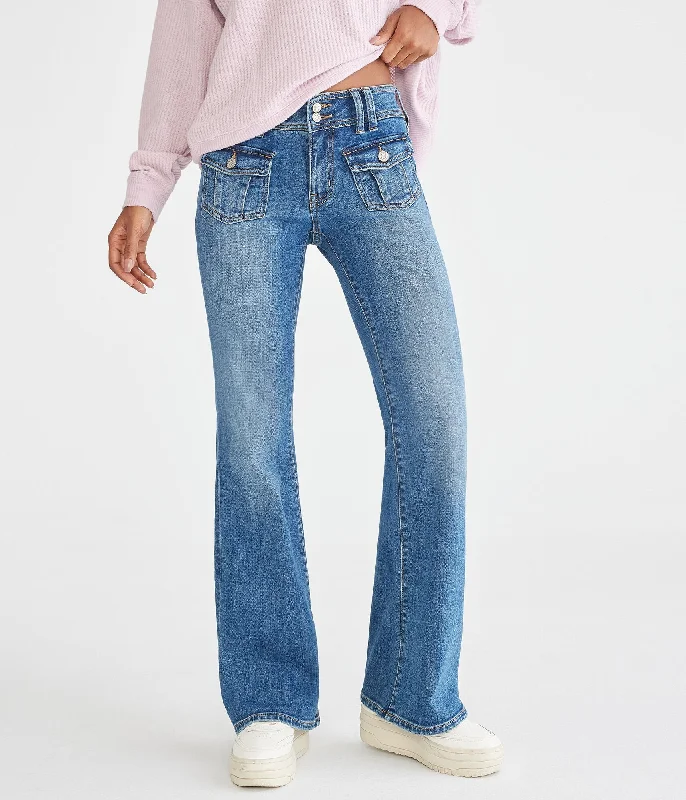 Aeropostale Flare Low-Rise Jean