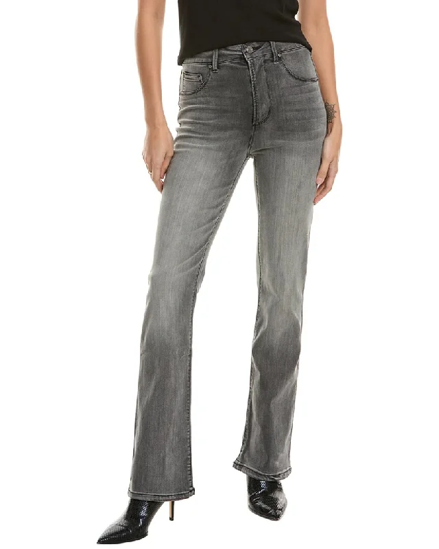 AFRM Huxley Shadow Grey Baby Bootcut Jean