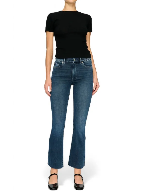 Bridget Boot High Rise Instasculpt Crop Jean In Seacliff