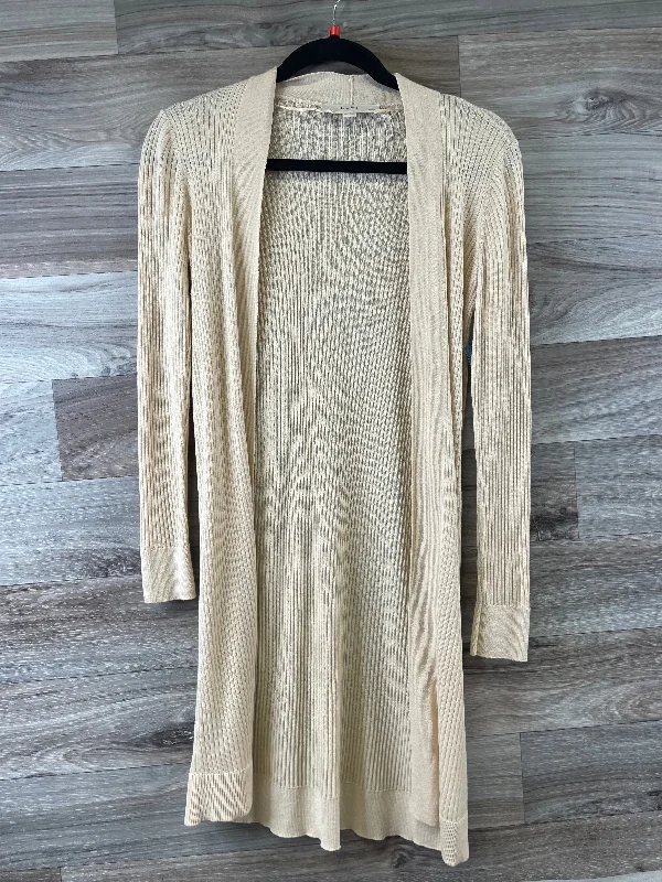 Cardigan By Loft In Tan, Size: Xxs