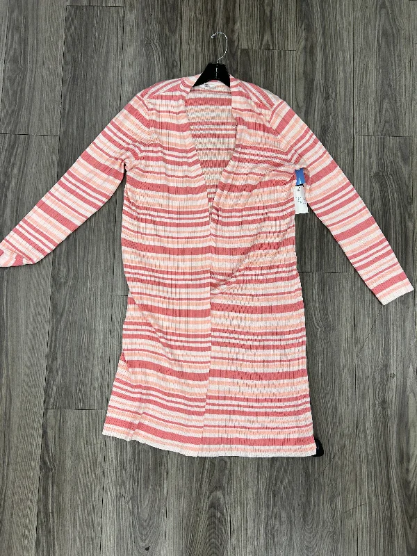 Cardigan By Time And Tru In Pink, Size: 3x