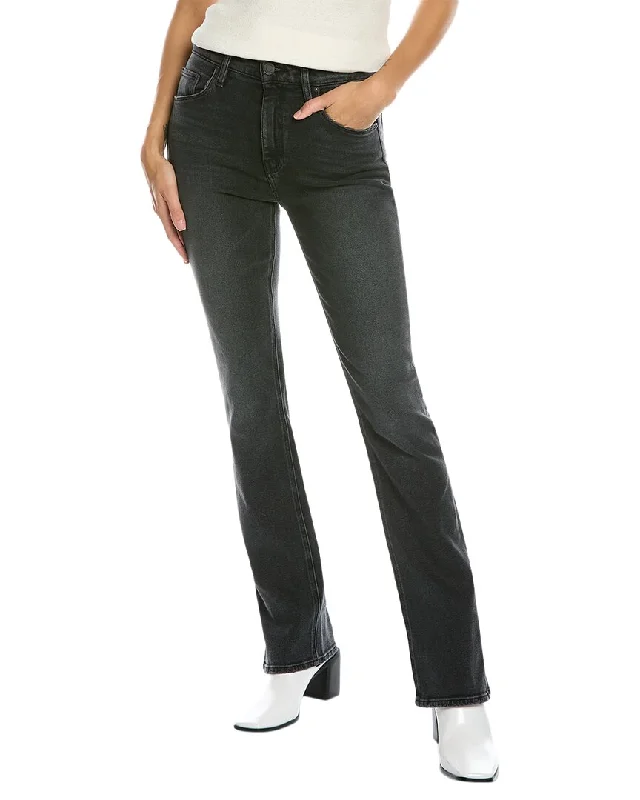 HUDSON Jeans Black Sand High-Rise Baby Bootcut Jean