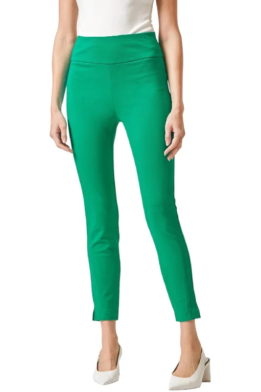 Magic High Waisted Skinny Pant 26" In Kelly Green