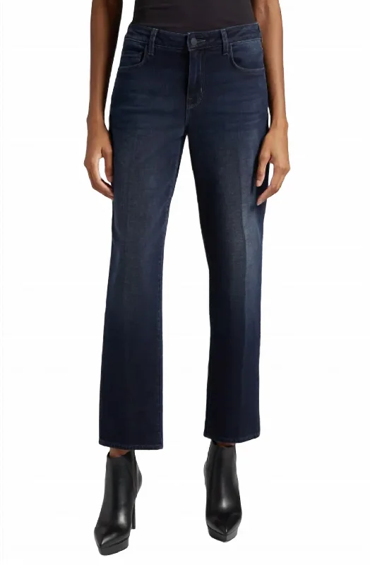 Marjorie Mr. Slouch Slim Fit Straight Leg Jeans In Maverick