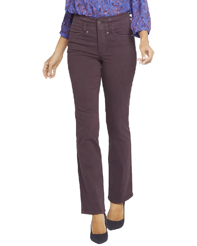 NYDJ Petite Marilyn Eggplant Straight Jean