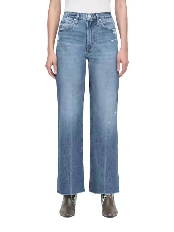 Relaxed Straight Jeans In Mariner