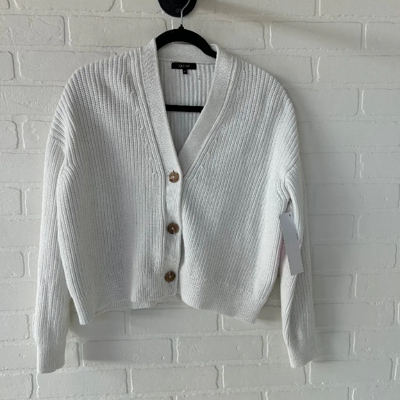 Sweater Cardigan By QUINCE In White, Size: Xs