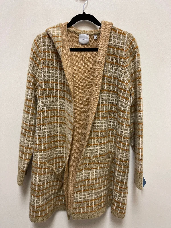 Sweater Cardigan By Cyrus Knits In Yellow, Size: Xl