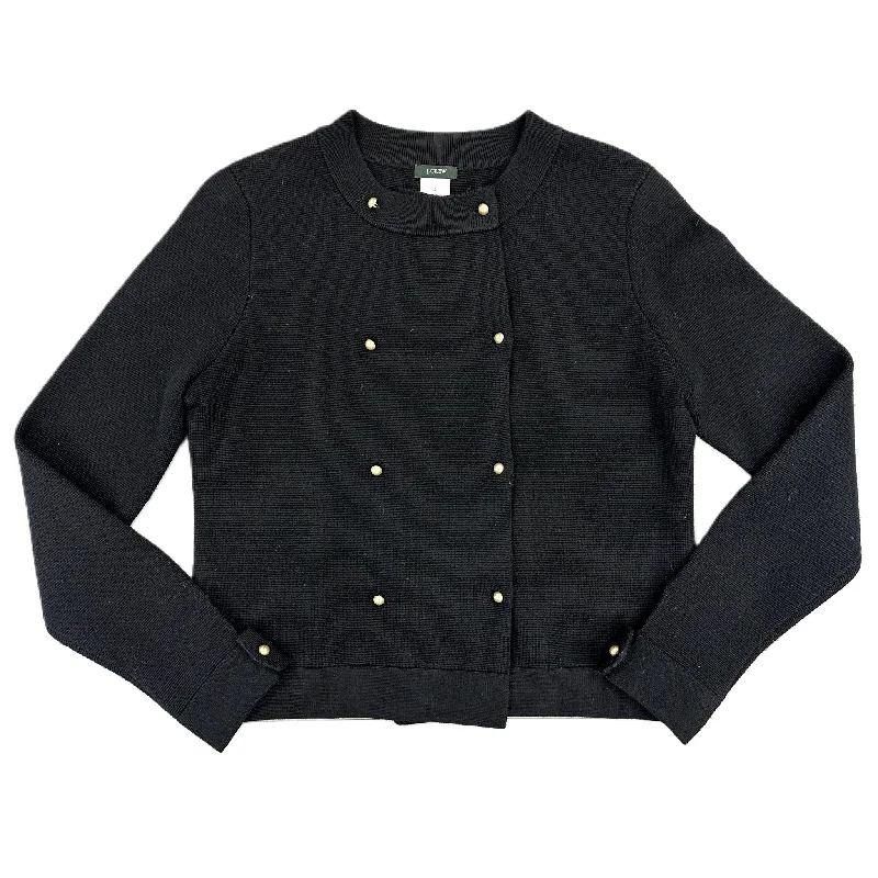 Sweater Cardigan By J. Crew In Black, Size: S