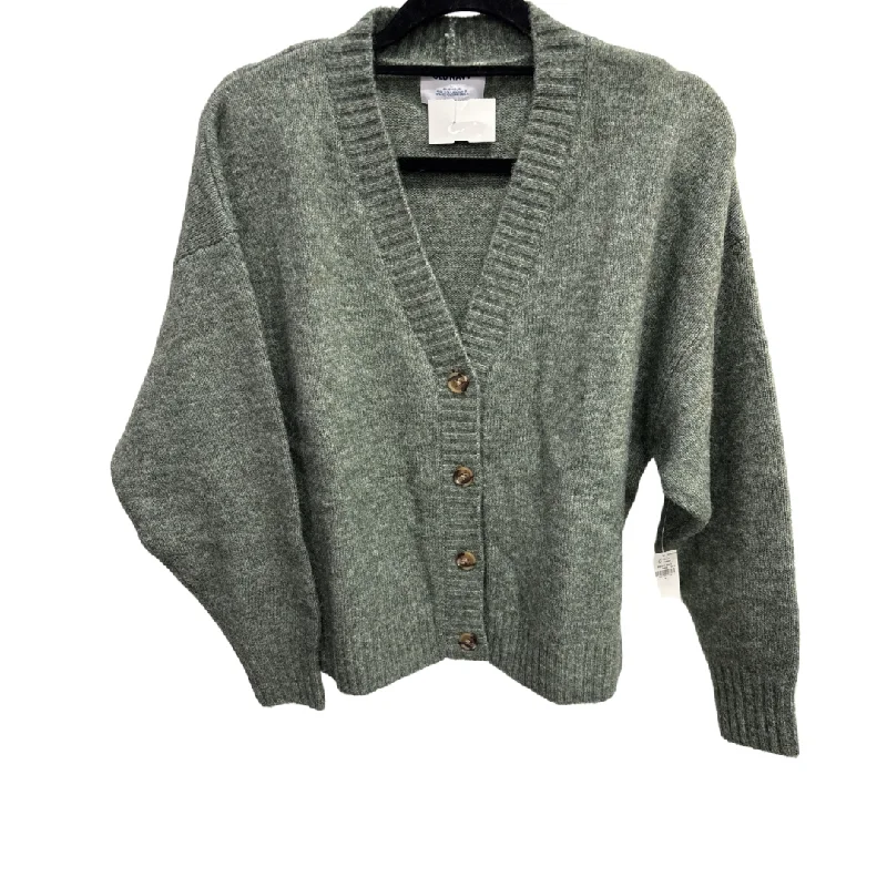 Sweater Cardigan By Old Navy In Green, Size: L